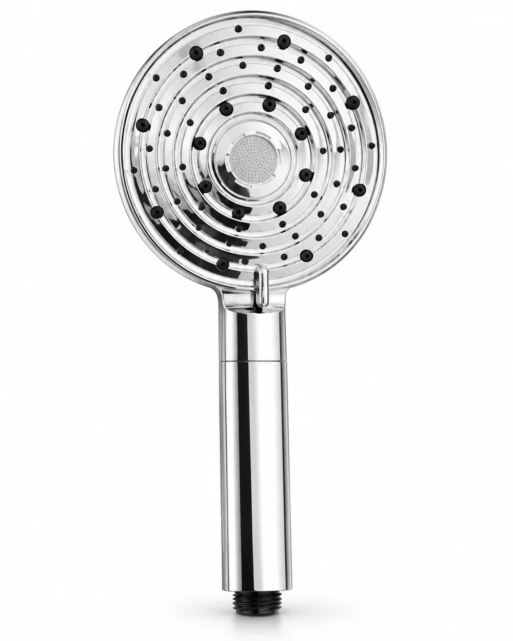 The Waterhush shower head, front (AI-generated illustration)